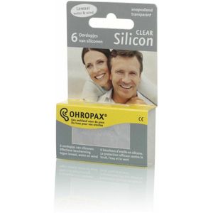 2x Ohropax ClearSilicon 6 stuks