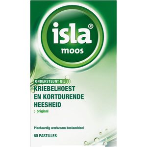 Isla - Moos - Keeltabletten - 60 Stuks