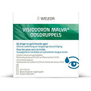 2x WELEDA Visiodoron Malva Oogdruppels Ampullen 10 stuks