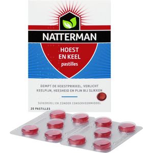 2x Natterman Hoest- en Keel 20 stuks