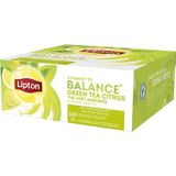 Lipton Green Tea Citrus - Feel Good Selection - thee 100 zakjes - display