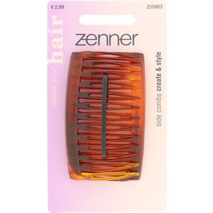 Zenner - Zijkammen - Bruin - 2 Stuks - 6,5 Centimeter