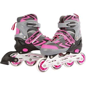 Skates Roze 33-36 - Skates Meisjes Verstelbaar