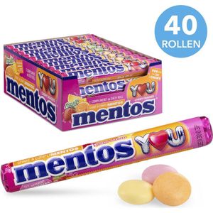 Mentos Fruit snoep - 40 Rollen