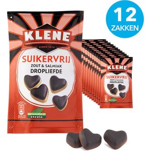 Klene Dropliefde - suikervrij - 90g x 12