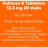 Voltaren K 12,5mg Diclofenac - 1 x 20 tabletten