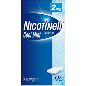 Nicotinell Kauwgom Cool Mint 2mg - 1 x 96 stuks