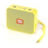 T&G TG166 Color Portable Wireless Bluetooth Small Speaker(Geel)