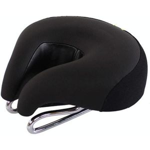 Fietsen Soft Saddle Mountain Bikes Dikke Schokabsorptie & Comfortabele stoelaccessoires(Zwart)