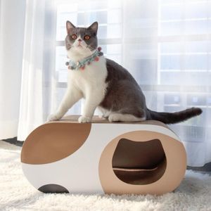 Cat Nest Slijtvast Golfkartons Scratch Board Cat Toy Tunnel