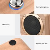 Q1B subwoofer houten TWS interconnectie draadloze Bluetooth speaker (walnut grain)