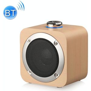 Q1B subwoofer houten TWS interconnectie draadloze Bluetooth speaker (walnut grain)