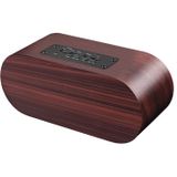 Q8 Bluetooth 4.2 Classic Houten Dubbele Hoorns Bluetooth Speaker (Walnut Textuur)