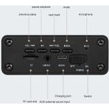 D70 QI Standaard subwoofer houten Bluetooth 4.2 luidspreker  ondersteuning TF-kaart & 3 5 mm AUX Geel