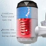 Zoosen Electric Hot Water Kraan Connection Type Instant Warm Water Kraan EU Plug  Stijl: Met douchekop Connector