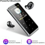 Draagbare Bluetooth Touch Screen MP3 Player Recorder E-Book  geheugencapaciteit: 4GB(Zwart)