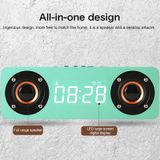 M5 Subwoofer Houten Bluetooth 4.2 speaker  Ondersteuning TF Card & 3 5mm AUX & FM(Graffiti Kleur)