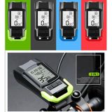 3 in 1 draadloze fiets code meter lamp sterk licht voorlicht  kleur: groene upgrade zwevend + achterlicht