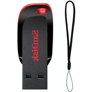 SanDisk CZ50 Mini Office USB 2.0 Flash Drive U-schijf  capaciteit: 128 GB
