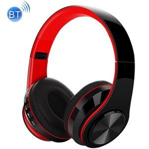 FG-69 Bluetooth Wireless Headset Subwoofer Mobile Computer Headset(Rood)