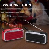 NewRixing NR4018FM TWS Portable Stereo Bluetooth Speaker  Support TF Card / FM / 3.5mm AUX / U Disk / Hands-free Call(Black)