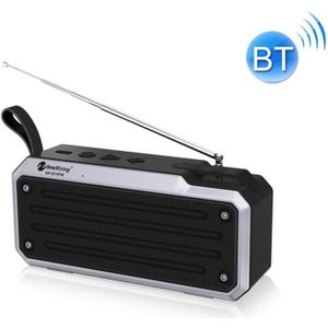 NewRixing NR4018FM TWS Portable Stereo Bluetooth Speaker  Support TF Card / FM / 3.5mm AUX / U Disk / Hands-free Call(Black)