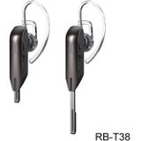 Remax RB-T38 Bluetooth 5.0 Draadloze metaal ruisonderdrukking Bluetooth Oortelefoon (Zwart)