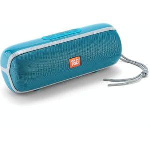 T&G TG183 TWS Mini Wireless Bluetooth speaker  ondersteunt AUX / USB 2.0 / FM / 32GB TF-kaart of Micro SD-kaart(Peacock Blue)