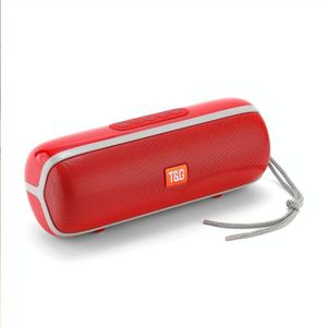 T&G TG183 TWS Mini Wireless Bluetooth speaker  ondersteunt AUX / USB 2.0 / FM / 32GB TF-kaart of micro-sd-kaart(rood)