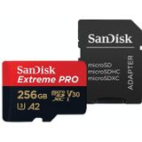 SanDisk U3 High-Speed Micro SD Card TF Card Geheugenkaart voor GoPro Sports Camera  Drone  Monitoring 256GB (A2)  Kleur: Zwarte Kaart