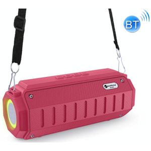 NewRixing NR905 TWS Draagbare Bluetooth-luidspreker met zaklamp  ondersteuning TF-kaart / FM / 3 5 mm AUX / U-schijf / Handsfree Call(Red)