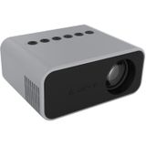 T500 1920x1080P 80 Lumens Draagbare Mini Home Theater LED HD Digitale Projector Met Afstandsbediening & Adapter (Wit)