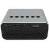 T500 1920x1080P 80 Lumens Draagbare Mini Home Theater LED HD Digitale Projector Met Afstandsbediening & Adapter (Wit)