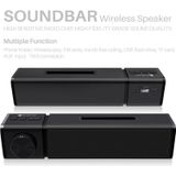 Nieuwe Rixing NR4023 TWS Wireless Stereo Bluetooth Speaker  Support TF Card & MP3 & FM & Hands-free Call & 3.5mm AUX(Black)