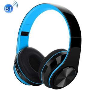 FG-69 Bluetooth Wireless Headset Subwoofer Mobile Computer Headset(Blauw)