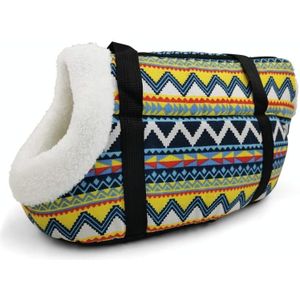 Retro Pet Draagtas Comfortabel & Ademend Rugzak voor katten en honden  maat:S 45x21x22cm (Retro Velveted)