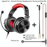 OneOdio Pro-M Headset Game Anchor Wire Headset met Bluetooth (Zwart & Rood)
