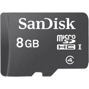 SanDisk C4 small speaker TF-kaart mobiele telefoon Micro SD-kaart geheugenkaart  capaciteit: 8 GB