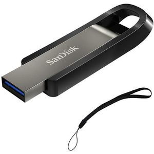 SanDisk CZ810 High Speed USB 3.2 Metal Business Encrypted Solid State Flash Drive  Capaciteit: 64 GB