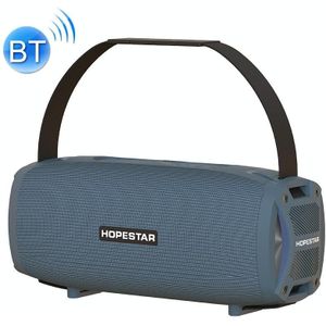 HOPESTAR H24 Pro TWS draagbare outdoor waterdicht geweven getextureerde Bluetooth-luidspreker met ritme licht  ondersteuning handsfree bellen & U-schijf & TF-kaart & 3 5 mm AUX & FM (blauw)