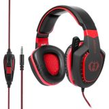 SADES AH-28 3 5 mm stekker draadgestuurde ruisonderdrukking E-sports gaming headset met intrekbare microfoon  kabellengte: 2m (zwart rood)