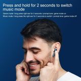 Originele Lenovo XG01 IPX5 waterdichte dubbele microfoon ruisonderdrukking Bluetooth Gaming oortelefoon met oplaadbox  LED-ademlicht  ondersteuning touch & game / muziekmodus (wit)