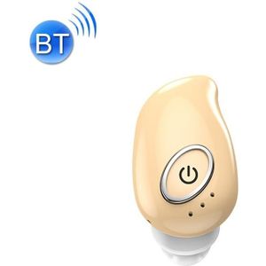 V21 Mini Single Ear Stereo Bluetooth V5.0 draadloze oortelefoons zonder oplaaddoos (vleeskleur)