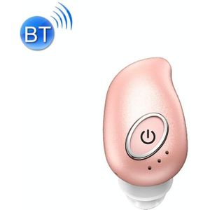 V21 Mini Single Ear Stereo Bluetooth V5.0 draadloze oortelefoons zonder oplaadbox (roze)