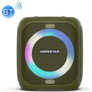 HOPESTAR Party100 Bluetooth 5.0 draagbare waterdichte draadloze Bluetooth-luidspreker met mobiele oplaadfunctie (groen)