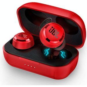 JBL T280 Bluetooth 5.0 TWS In-ear Sport True Wireless Bluetooth Oortelefoon (Rood)