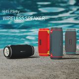 HOPESTAR H45 PARTY draagbare outdoor waterdichte Bluetooth-luidspreker  ondersteuning handsfree bellen  U-schijf  TF-kaart  3 5 mm AUX & FM (rood)