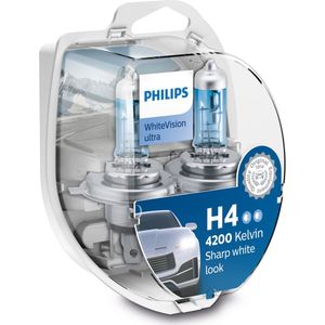 Philips H4 12V - WhiteVision - Set