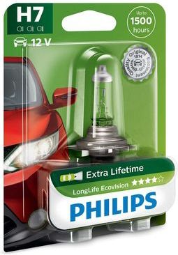 Philips - 12972Llecob1 - H7 Ecovision - 55W - 12V - Per Stuk