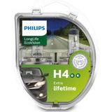 Philips - 12342 H4 Longlife Ecovision - Dimlichten - 2 Stuks